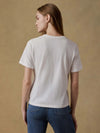Faherty Brand Sunwashed Essential Tee in White