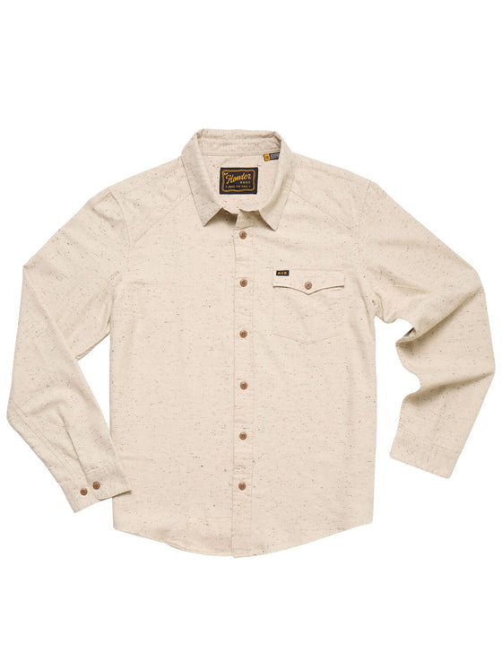 Howler Bros La Grange Lightweight Flannel in Speckled Sand