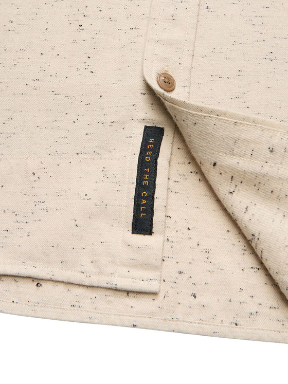 Howler Bros La Grange Lightweight Flannel in Speckled Sand