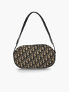 Preloved Dior Oblique Canvas Shoulder Bag