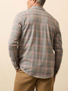 Faherty Brand Legend Sweater Shirt in Forest Rose Plaid
