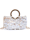 Urban Expressions Scarlett Evening Bag in Ivory/Multi