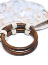 Urban Expressions Scarlett Evening Bag in Ivory/Multi