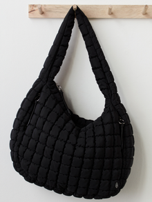  Free People's Movement Quilted Carryall in Black