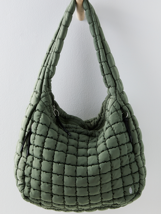 Free People's Movement Quilted Carryall in Washed Sage