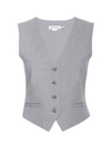 Good American Suiting Vest in light grey