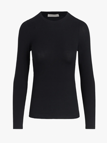  Favorite Daughter The Ribbed Long Sleeve in Black