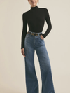 black Favorite Daughter The Ribbed Turtleneck 