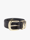 Favorite Daughter The Jordan Belt in Black gold