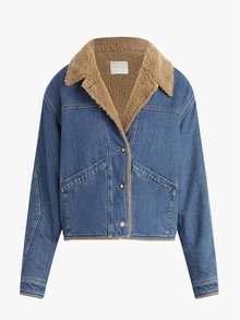  Favorite Daughter The Bridget Crop Jacket in Concord