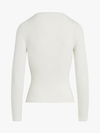 Favorite Daughter The Henley Ribbed Long Sleeve in White