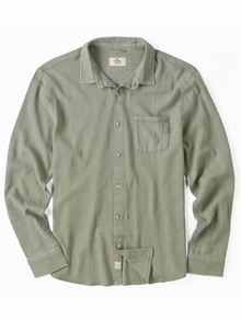  Marine Layer Classic Stretch Selvage Shirt in Shadow