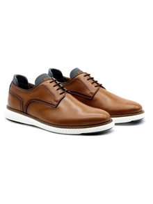  Martin Dingman Leather Plain Toe Sport Lace-Up in Whiskey