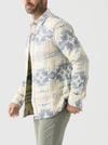 Faherty Brand Doug Good Feather Surf Flannel in Spring Star Nation