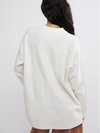 Free People Phoebe Pullover in stark white