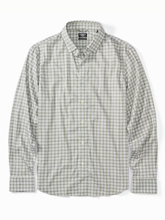 Faherty Brand The Movement Shirt in Fern Valley Plaid