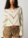 Free People's Hayley Sweater in Cream