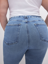 Good American's Good Curve Straight Jeans