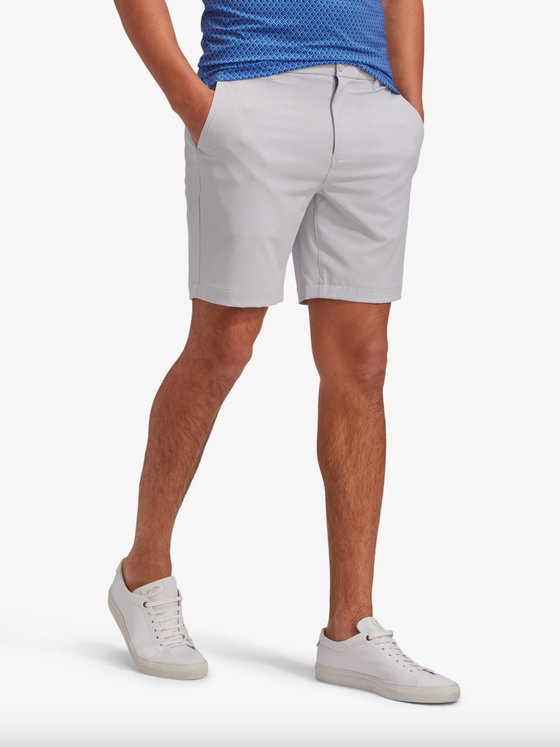 Helmsman Shorts in Light Gray Solid