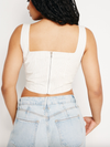 Poplin Corset Top