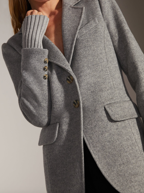 The City Blazer in Frost Gray