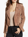 Suede Moto Jacket