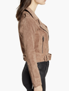 Suede Moto Jacket