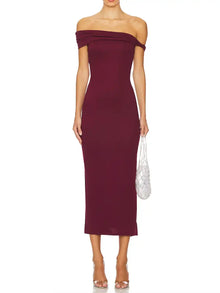  Clara Dress in Oxblood NIA