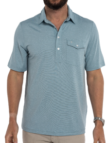  Criquet Heather Performance Sport Players Shirt in Sweetwater