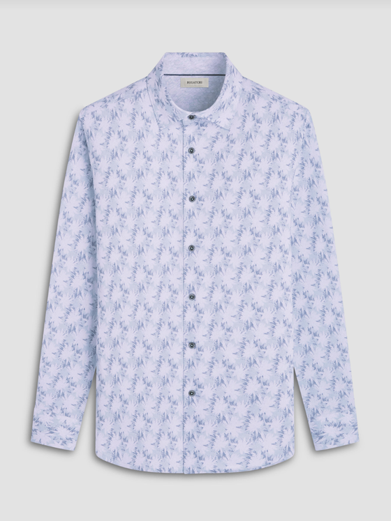 Bugatchi The Jimmy Ooohcotton Long Sleeve Shirt in Mint