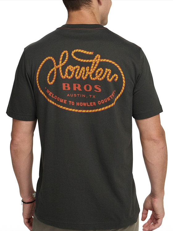 Howler Bros Howler Lasso T-Shirt in Antique Black