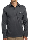 Criquet Long Sleeve Players Shirt in Blue Steel