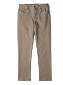  Faherty Brand Stretch Terry 5-Pocket Pant in Dark Rye