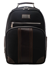  Martin Dingman Executive Nylon Backpack in Black