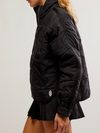 Pippa Packable Puffer Jacket in Black