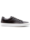 Martin Dingman Cooper Sheepskin Sneaker in Walnut