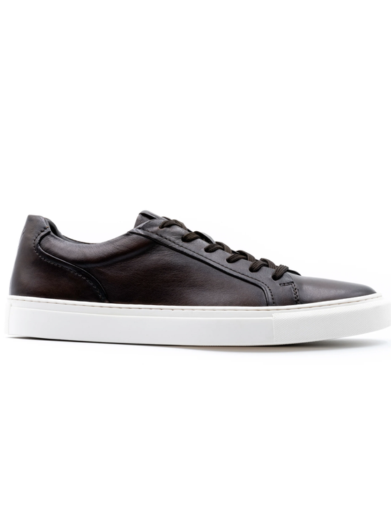 Martin Dingman Cooper Sheepskin Sneaker in Walnut