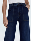 Pistola Penny Utility High Rise Wide Leg in Calluna