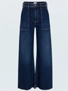 Pistola Penny Utility High Rise Wide Leg in Calluna
