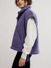 FP Movement Free People Scout It Out Fleece Vest in Graphite purple