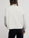 Free People Colorblock Timeless Pullover in Heather Grey Combo