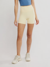 Free People Never Better Bike Short in Sunlit Yellow
