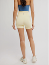 Free People Never Better Bike Short in Sunlit Yellow
