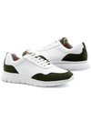 Martin Dingman Madison Tumbled Glove Leather Trainer in Pine