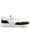 Martin Dingman Madison Tumbled Glove Leather Trainer in Pine