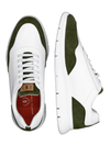 Martin Dingman Madison Tumbled Glove Leather Trainer in Pine