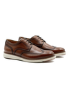 Martin Dingman's Countryaire Saddle Leather Wingtip in Whiskey