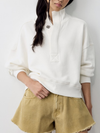 Free People Timeless Pullover in Clean Ivory