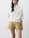 Free People Timeless Pullover in Clean Ivory