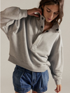 Free People Timeless Pullover in Heather Grey